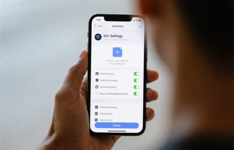 iOS 设备管理与证书信任设置界面示意图